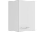 HäNgeschrank Optifit "Bella", Weiß (Weiß, Weiß), B:40Cm H:57,6Cm T:34,6Cm, Holzwerkstoff, SchräNke, HäNgeschrank, Breite 40 Cm, 1 TüR, 1 Einlegeboden