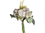 Kunstblume BOTANIC-HAUS "Rosen-Hortensienstrauß", Beige (Creme), B:18Cm H:28Cm T:18Cm Ø:18Cm, Kunststoff, Kunstpflanzen