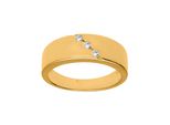 Fingerring LADY Gr. 19, gold (vergoldet), Fingerringe, Damen, 19, Metall