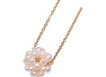 Kette Mit AnhäNger Firetti "Schmuck Geschenk Edelstahl Halsschmuck Halskette Ankerkette Kugel", Gold (Gelbgoldfarben, Weiß), Halsketten, Damen, Edelstahl Perlen, L: 55 B: 2Mm, Edelstahl, Perlen, Made In Germany - Mit SüDseezuchtperle, B:2Mm