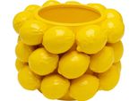 Tischvase KARE DESIGN Vase Lemon Juice, gelb, B:26cm H:19cm T:26cm, Porzellan, Vasen