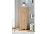 Kombikommode Priess, Braun (Edelbuchefarben), B:41Cm H:135Cm T:38Cm, Holzwerkstoff, Sideboards, Kombikommode