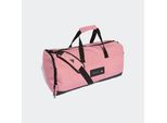 Sporttasche ADIDAS PERFORMANCE 4ATHLTS DUF M, Damen, Gr. B/H/T: 56cm x 22cm x 28cm, rosa (true pink, pink, grau one), Polyester, Taschen Sporttasche