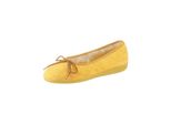 Hausschuh CLASSIC, Damen, Gr. 36, gelb, Textil, Schuhe