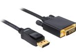 Delock Cavo Displayport Dp -> DVI(24+1) St/St 2,00M Nero