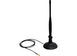 Delock 88413 Wl-Antenne Delock RP-SMA 4Dbi Kippgelenk Standfuß Magnet.