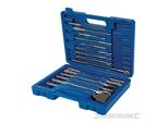 Silverline 196570 Set Di Punte E Scalpelli Sds Plus, 15 Pezzi