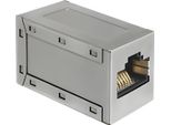 Delock 86140 Delock RJ45 Adapter RJ45 -> RJ45 Bu/Bu Cat6 Geschirmt