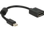Delock 65554 Displayport Adapter Delock Mini Dp -> Dp St/Bu Schwarz