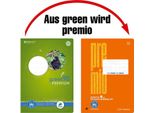 Ursus Green 040782007 Heft - LIN7, A4, 16 Blatt, 90 G/Qm, 7 Mm Kariert