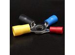 Capocorda Ad Anello Isolato Connettore A Crimpare Capocorda 0,5Mm²-1,5Mm² Rosso M4 10 Pezzi