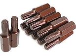 Punte Torx 1/4" X 25 Mm T10 TX10 (10 Pezzi)"