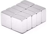 Magneti Al Neodimio - Cuboide Super Magnetico Autoadesivo 10X10X5 N52 5 Pezzi Lavagne Magnetiche In Vetro, Lavagna Magnetica, Lavagna Bianca, Lavagna, Bacheca, Frigorifero