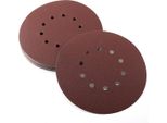 Dischi Abrasivi 225 Mm Velcro 10 Fori Carta Abrasiva Eccentrica Fogli Abrasivi Grana 120 100 Pezzi