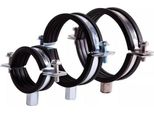 Fascetta Per Tubi A Vite Zincata Con Inserto In Gomma Fascetta A Due Bulloni 53-58 Mm 10 Pezzi