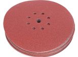 Dischi Abrasivi Velcrati 225 Mm 8 Fori Perforati P180 100 Pezzi