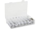1080 Pezzi Acciaio Inox Viti A Esagono Dadi Rondelle Assortimento Set M2 M3 M4