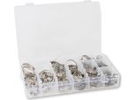 Set Di Fascette Stringitubo Da 80 Pezzi Assortimento Di Fascette Stringitubo 8 Dimensioni 8-44 Mm Acciaio Inox