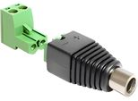Delock 65486 Adapter Delock Terminalblock 2Pin -> Dc 2,5 X 5,5Mm Bu 2-Tei