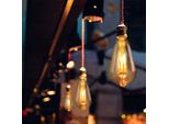 Zmh 6X Led Edison Lampadina E27 Lampadina Vintage Bianco Caldo 2700K Lampadina 4W Lampade Decorative A Filamento ST64 Lampadina Antica