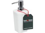 Kotarbau® Dosatore Di Sapone Liquido Flacone A Pompa Dosatore Di Sapone Bianco 330 Ml