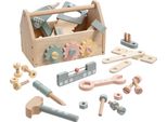 Cassetta Degli Attrezzi Howa 4907 Cassetta Degli Attrezzi Per Bambini Con 45 Accessori In Legno