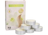 Kotarbau® Confezione Da 6 Candele Profumate Fiori Bianchi Tea Light Profumati Tempo Di Combustione 4 Ore