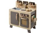 Cucina Da Gioco Per Bambini Howa Cucina Da Gioco In Legno 'Foodiefun' Indietro. 10 Pezzi Di Accessori Per La Cucina Per Bambini 4824