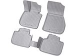 3D Gomma Tappetini Per Bmw X1 F48 Anno Di Costruzione Dal 2015 > Grigio Con