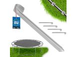 Kotarbau® 4 Pz. Ancoraggi A Terra Per Trampolino 43 Cm Ancoraggi A Terra Per Trampolini Galvanizzati Per Gazebo, Castello Gonfiabile, Trampolino, Picchetti A Terra, Picchetti A Terra, Chiodi A Terra In Acciaio Inox
