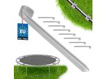 Kotarbau® 8 Pz. Ancoraggi A Terra Per Trampolino 43 Cm Ancoraggi A Terra Per Trampolini Galvanizzati Per Gazebo, Castello Gonfiabile, Trampolino, Picchetti A Terra, Picchetti A Terra, Chiodi A Terra In Acciaio Inox