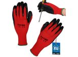 Kotarbau® Guanti Da Lavoro Guanti Antiscivolo Rivestiti In Lattice Taglia 11 Rosso Uomo Officina Accessori Guanti Invernali Giardinaggio Guanti Da Lavoro Donna