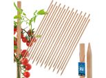 Kotarbau® Set Di 20 Paletti Per Pomodori Paletti Per Piante 150 Cm Paletto Di Legno Per Recinzione Paletto Di Legno Affilato Supporto Per Piante Paletto Di Legno Ausilio Per Arrampicata Paletti Per Piante In Legno Per Stabilizzazione Supporti Per Piante