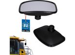 Kotarbau® Specchio Universale Panoramico Per Trattore Specchio Esterno 265 X 185 Mm Specchio Per Camion Specchio Retrovisore Per Trattore Con Manopola Di Regolazione Specchio Telescopico Per Camper Specchio Per Auto Rimorchio