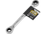 Jcb | Chiave A Doppio Cricchetto 8X9Mm, Chiave A Doppio Anello Con Cricchetto