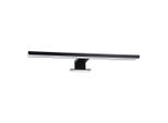 Emke Luce A Specchio Led 40 Cm, Luce Da Bagno IP44, Nero, Bianco Neutro 4200 K, Per Specchio E Mobile Da Bagno