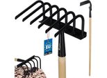 Kotarbau® Zappetta Da Giardino A 6 Punte Con Manico In Legno 120 Cm Zappetta Per Diserbo In Acciaio Artiglio Da Giardino Per Dissodare Il Terreno Rastrello Per Giardino Attrezzo Da Giardino Per Dissodare E Arieggiare Con Artigli Rastrello Per Fiori