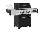 Gasgrill Regal Q 490 Ir Schwarz/Edelstahl, Mit Infrarot-Seitenbrenner Und Heckbrenner, Ique Smart Steuerung