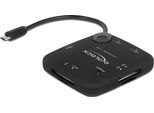 Delock 65529 Delock Card Reader Usb Micro B -> 4In1 +3-Port Hub Otg Extern