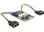 Delock Minipcie I/O Pcie Full Size 2 X USB2.0 - Adattatore Usb - Mini Scheda Pci Express - USB2.0 X 2 (95242)