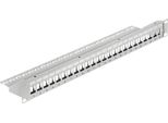 Delock Keystone Patch Panel - Patch Panel - Grau - 1U - 24 Ports (43302)