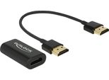 Delock Hdmi Adapter A -> D-Sub15 Bu/Bu Screwless + 15Cm Kab