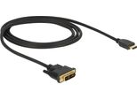 Delock Cavo Dvi 18+1 St > HDMI-A St 1,0M Nero