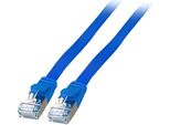 Efb K5545BL.0,25 Efb RJ45 Flachpatchkabel U/Ftp, Cat.6A, Pvc, 0,25M, Blau