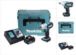 Makita Dtw 251 RG1J Avvitatore A Impulsi A Batteria 18 V 230 Nm 1/2" + 1X Batteria Ricaricabile 6,0 Ah + Caricabatterie + Makpac"