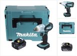 Avvitatore A Impulsi A Batteria Makita Dtw 251 G1J 18 V 230 Nm 1/2" + 1X Batteria Ricaricabile 6,0 Ah + Makpac - Senza Caricabatterie"