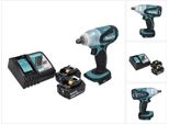 Avvitatore A Impulsi A Batteria Makita Dtw 251 Rg 18 V 230 Nm 1/2" + 2X Batteria Ricaricabile 6,0 Ah + Caricabatterie"