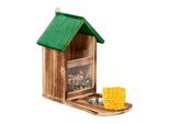 Mangiatoia Per Scoiattoli In Legno Relaxdays