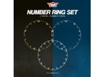 Bull´S Zahlenring Set Aus Metall - Gold Silber Weiß