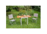 Merxx Naxos Set 3Tlg. Balkonausziehtisch